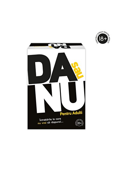 Other Joc de societate Da sau Nu, Pentru adulti, Alb/Negru