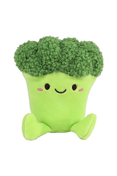 Avaleea Jucarie interactiva de plus, Model brocoli zambaret, 14 cm, Pentru co...