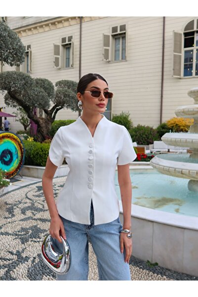 ESRAHELVACI Σακάκι διπλού στήθους με κουμπιά από τη συλλογή EH