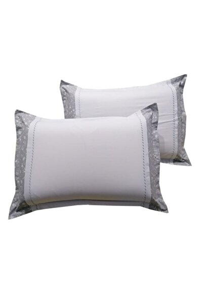 Casa Bucuriei Set of 2 Pillowcases 40 cm x 40 cm, Casa Bucuriei, model Eva, l...
