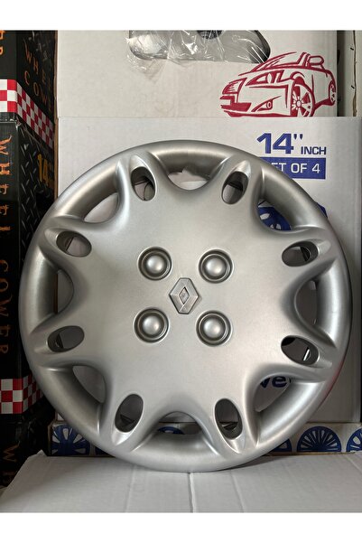 Universal 14 inç Renault Clio Renault Uyumlu Jant Kapağı Takımı 4lü Set (ambl...