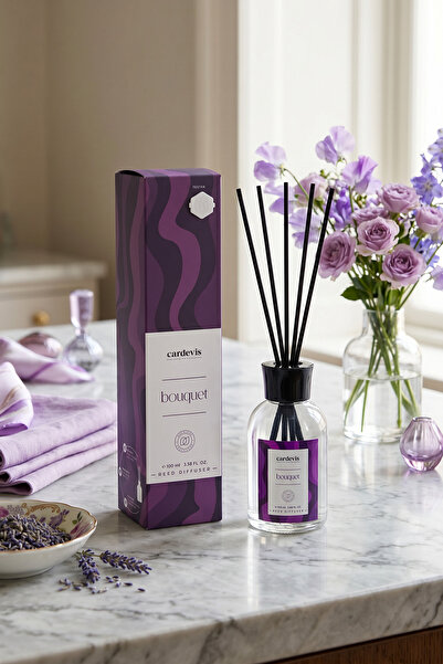 cardevis Bouquet Reed Diffuser 100 ml | Çiçeksi & Kalıcı Çubuklu Oda Kokusu