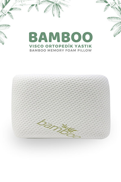 VİSCOTEX Μαξιλάρι Bamboo Visco 56x37x12 εκ. – Με Ορθοπεδική Στήριξη Αυχένα, Α...
