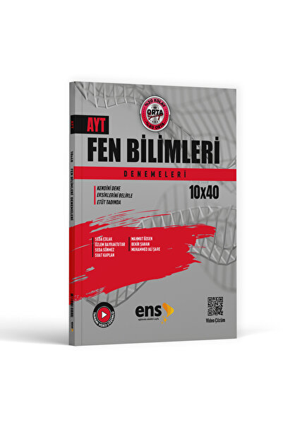 Ens Yayıncılık ENS Yayınları AYT 10x40 Fen Bilimleri Denemeleri Tamamı Video ...