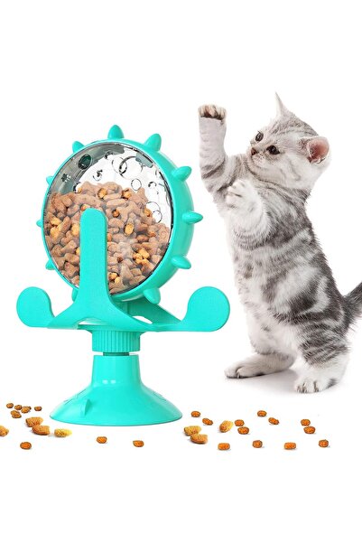 Generic Brand موزع طعام ذكي للقطط 🐾   لعبة تفاعلية لتطوير الذكاء 🧠   جهاز ا...