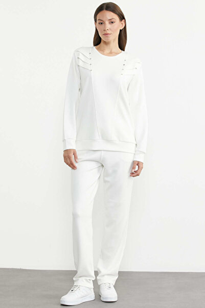 Sementa Σετ Φόρμας Oversize Scuba - Εκρού