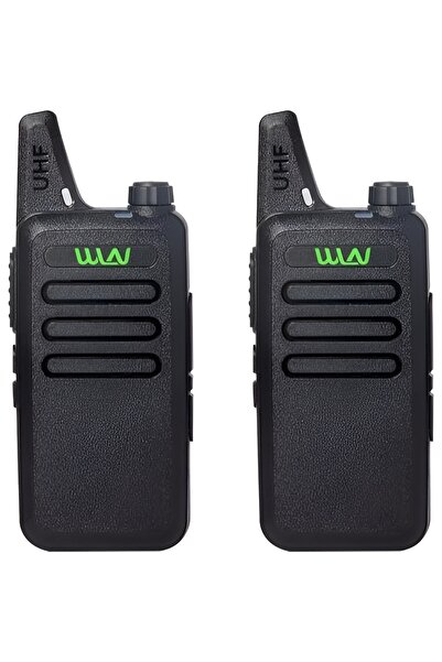 WLN PMR 446 İkili El Telsizi – 2'li Set Lisanssız 16 Kanal Şarjlı Profesyonel...