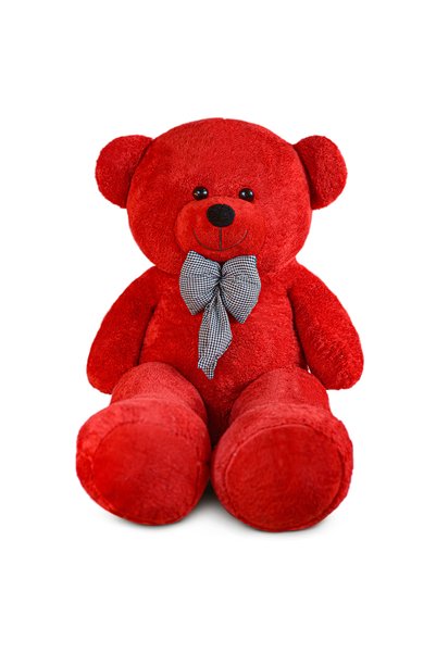 Özgüner Oyuncak 170140 Büyük Boy Papyonlu Peluş Ayıcık - Sarılmalık Sevimli Peluş Ayı
