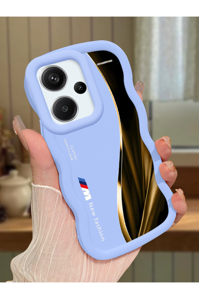 Hontinga Redmi Note 13 Pro Plus 5G Uyumlu Darbeye Dayanıklı Basit Mavi Siliko...