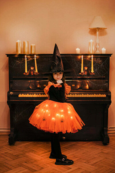 fustite cu luminite Μικρό Φόρεμα με Φώτα, Κολοκύθα, Νεράιδα του Φθινοπώρου, Π...