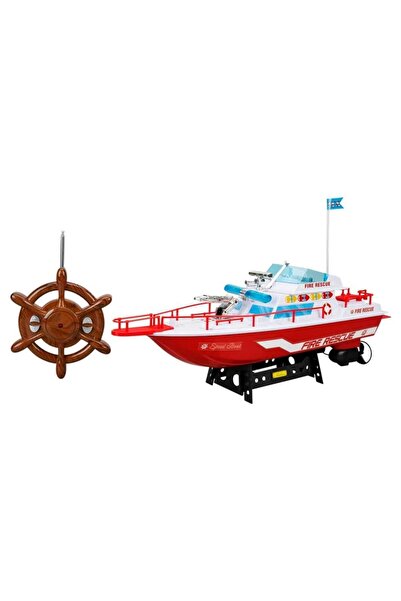 ROKET Suncon Uzaktan Kumandalı Tekne Işıklı 45 Cm İitfaiye