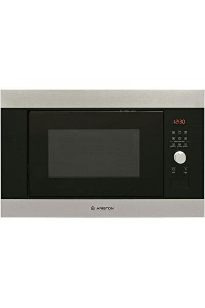 Ariston Built-in Microwave Oven With Grill – 25 Liters – grey – 59.5×40 cm