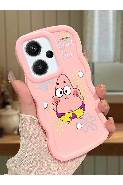 Hontinga Redmi Note 13 Pro Plus 5G Uyumlu Darbeye Dayanıklı Basit Pembe Silik...