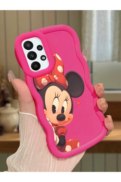 Hontinga Samsung Galaxy A23 Compatible Shockproof Simple Red Silicone Phone C...