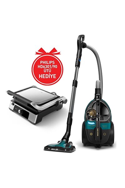 Philips BXA0077/00, XB9185/07 Toz Torbasız Süpürge (HD6301/90 Tost Makinesi H...