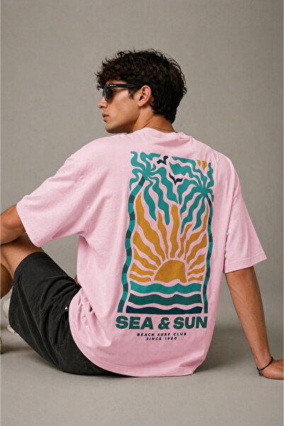 ZAVIXO Oversize Printed T-Shirt 100% Cotton Comfortable and Stylish