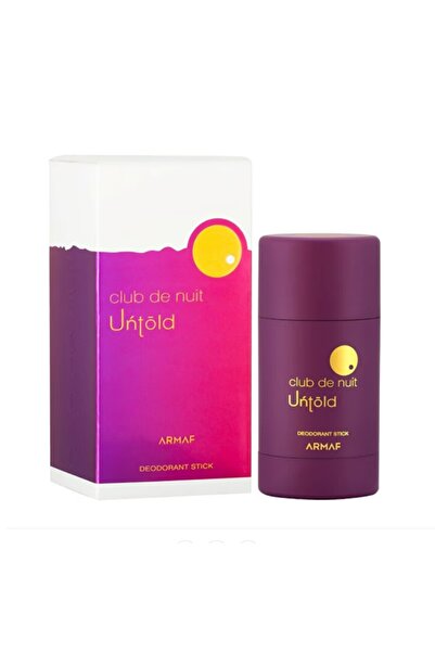 Armaf Deodorant stick Club De Nuit Untold, Unisex, 75 ml