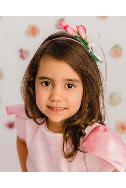 fustite cu luminite Ροζ στεφάνι με λουλούδια για γιορτές