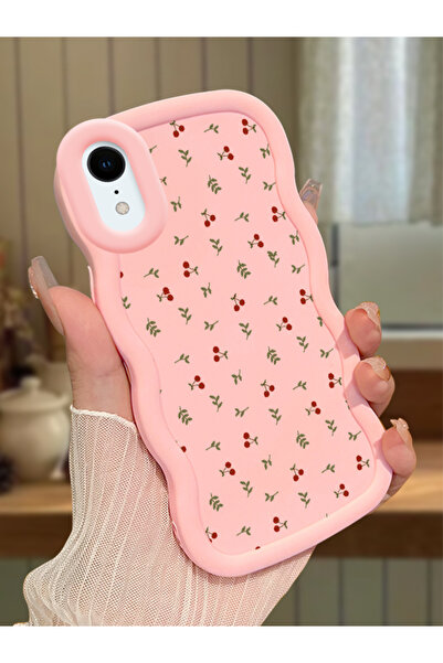 Hontinga iPhone XR Uyumlu Darbeye Dayanıklı Basit Pembe Silikon Telefon Kılıf...
