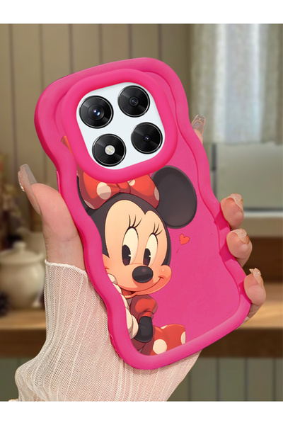 Hontinga Redmi Note 14 Pro 4G Uyumlu Darbeye Dayanıklı Basit Kırmızı Silikon ...