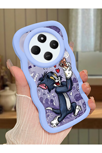 Hontinga Redmi 14C Uyumlu Darbeye Dayanıklı Basit Mavi Silikon Telefon Kılıfı...