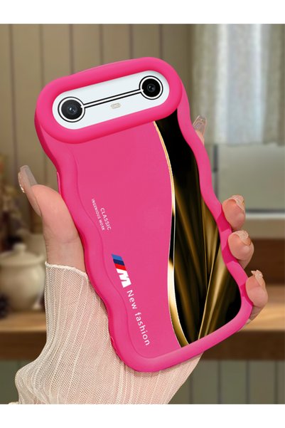 Hontinga Tecno Pova Slim Compatible Shockproof Simple Red Silicone Phone Case...