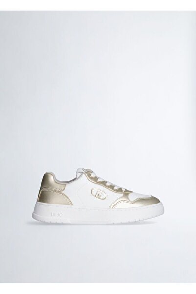 liu.jo Altın Detaylı Beyaz Sneaker
