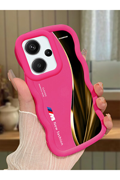 Hontinga Redmi Note 13 Pro Plus 5G Uyumlu Darbeye Dayanıklı Basit Kırmızı Sil...