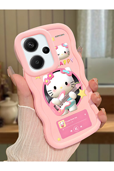 Hontinga Redmi Note 13 Pro Plus 5G Uyumlu Darbeye Dayanıklı Basit Pembe Silik...