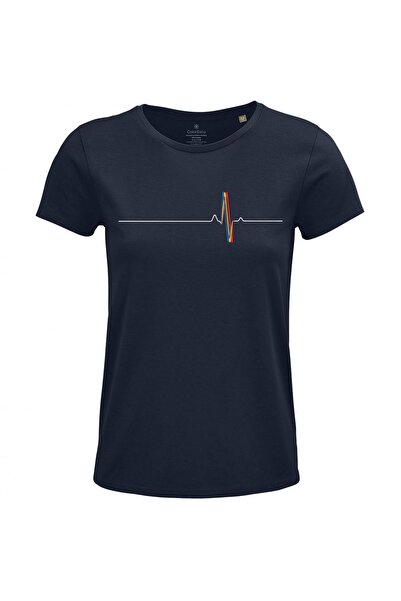 ColorEscu Tricou Puls Românesc, damă, culoare bleumarin, CIR101