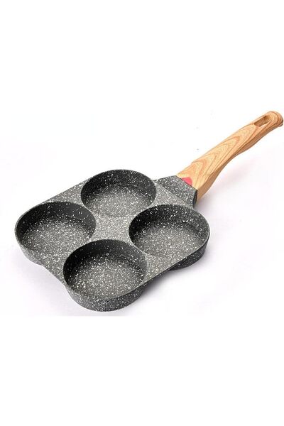 Generic SKY-TOUCH 4-in-1 Round Non-Stick Fried Egg Pan and Frying Pan with 4 ...