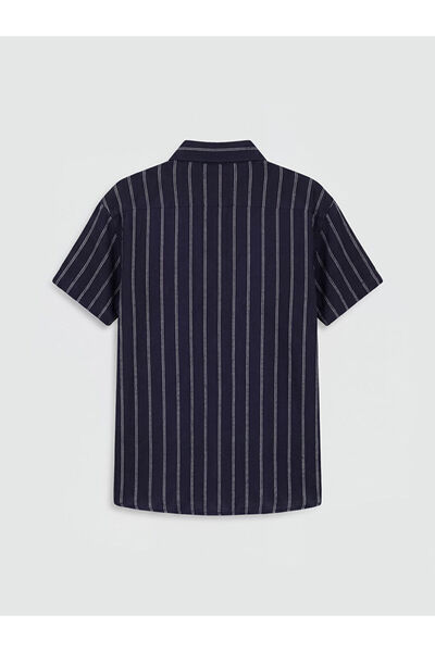LC Waikiki Striped Short Sleeve Boy's Shirt