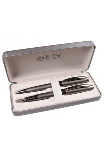 CRESCO Set cadou pix + creion Symphony 850005 SY-01, corp metalic, grafit, ag...