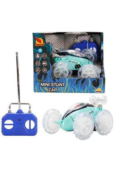 Sunman Suncon Işıklı Uzaktan Kumandalı Mini Akrobasi Arabası 44780 Turkuaz