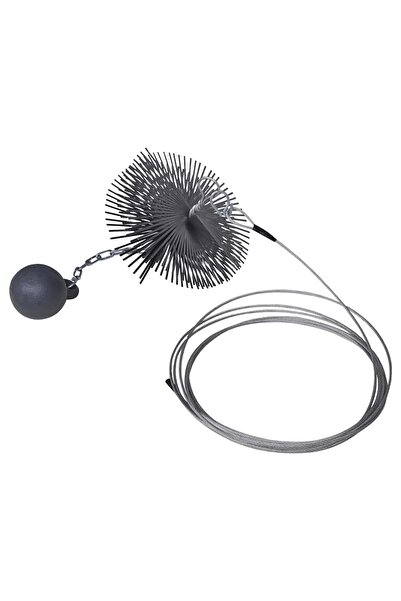 vidaxl Κυκλική Βούρτσα Καθαρισμού Καμινάδας Φ 25 cm