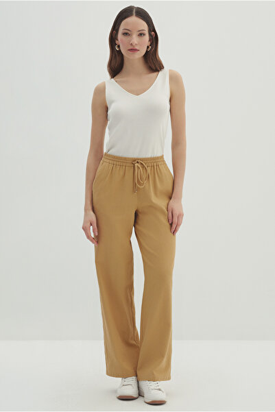 Naramaxx Παντελόνι με δέσιμο με φαρδύ πόδι