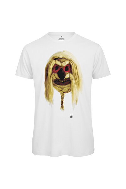 ColorEscu Tricou Mască Tradițională, culoare albă CRP40