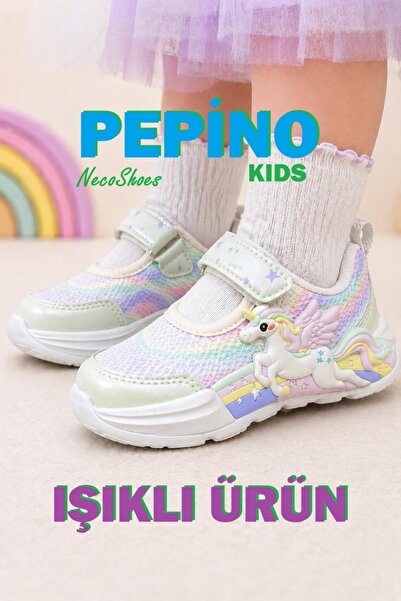 pepino KIZ ÇOCUK IŞIKLI, YAZLIK ÇOK RAHAT SPOR SANDALET-BABET, SİM DETAYLAR, ...