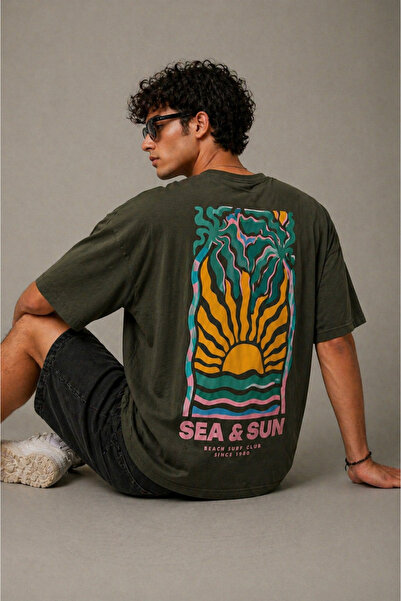 ZAVIXO Oversize Printed T-Shirt 100% Cotton Comfortable and Stylish