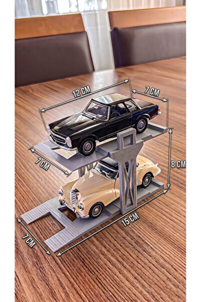 Atılgan 3D 1:32 Ölçek Model Araba Sergileme Lifti - Standı (5 Adet) - (ARAÇLA...