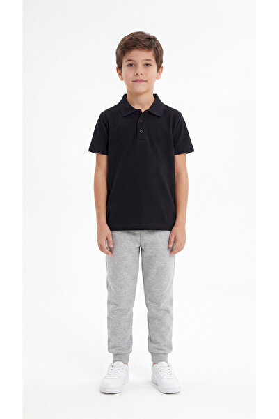 Mışıl Kids Σχολικό κοντομάνικο πόλο για αγόρια με γιακά Lacoste