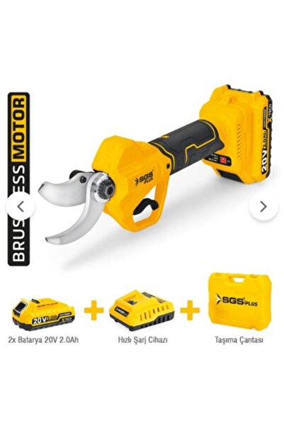 SGS 5558 Bag Budama Makası 2 Batarya lı 20 Volt