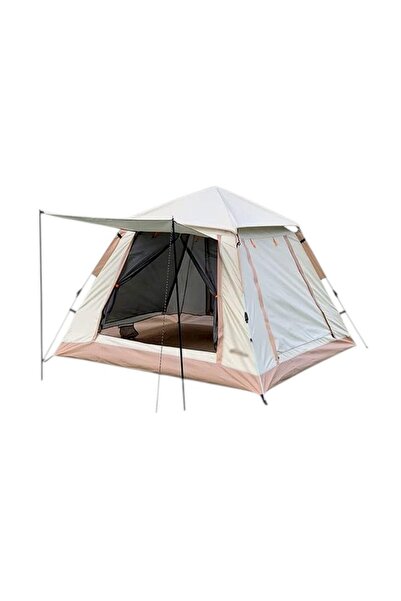 Tradesor Σκηνή Camping 4 ατόμων με σκίαστρα – YB3021 – 2.4×2.4m – Beige