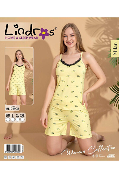 lindros Ml-01902 Γυναικείο Σετ Σορτς με Ιμάντες