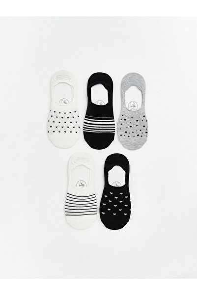LC Waikiki Patterned Women's Invisible Socks 5-Pack