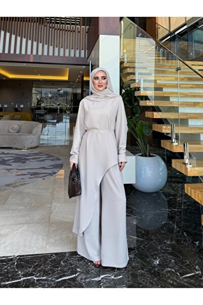 Sevanna Asimetrik kesim tunik & pantolon takım