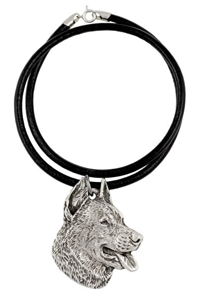 Art - Dog Berger de Beauce, Beauceron - Colier cu câine, pandantiv placat cu ...