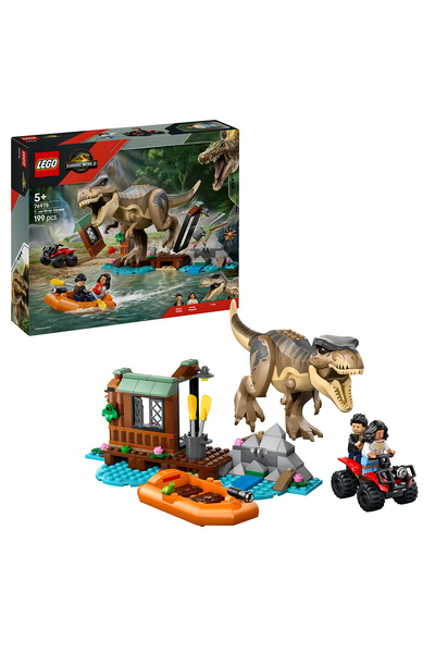 LEGO Jurassic World - Evadarea din râul T. rex (76975), 199 piese, multicolor