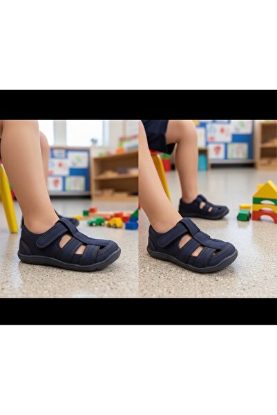 JOJO KIDS erkek çocuk panduf , ortopedik taban , kreş , anaokulu , ev ayakkab...