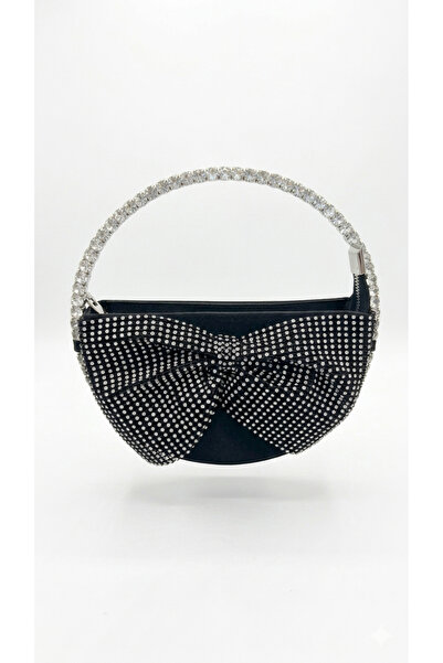 H&D COLLECTİON Τσάντα βραδινού φορέματος μίνι μεγέθους με πέτρινο λουράκι για...